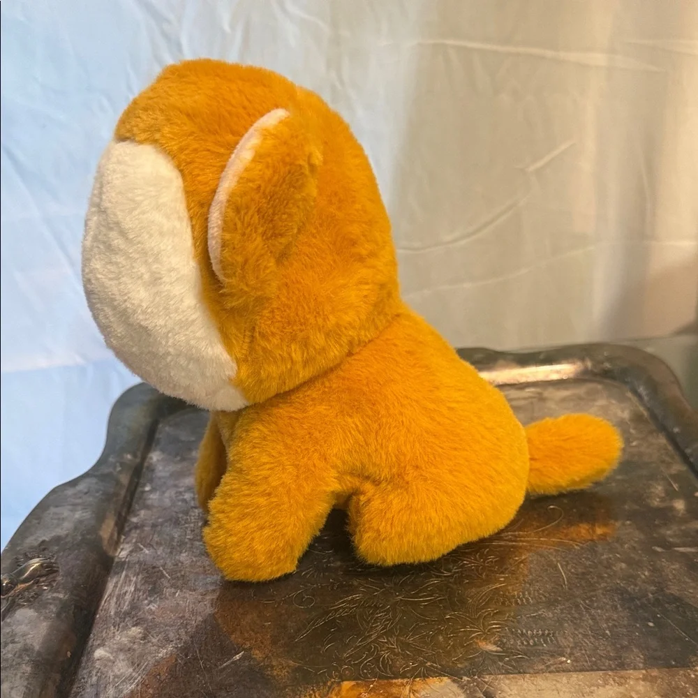 Plush Small Pet Shiba Inu Toy - Cream and Gold